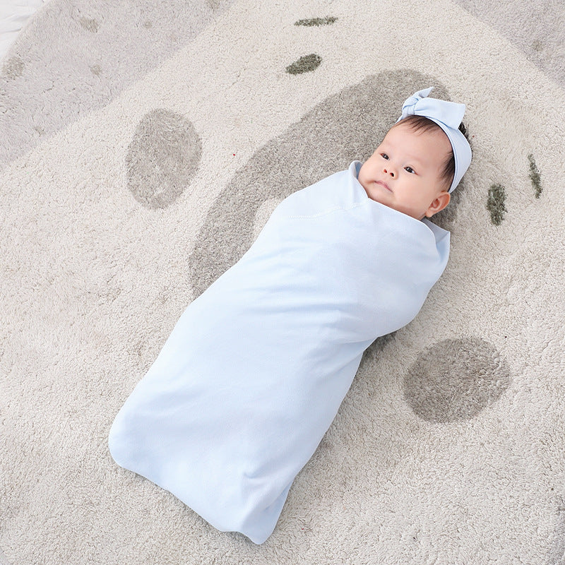 Newborn Headband Wrapper Baby Fetal Cap Blanket