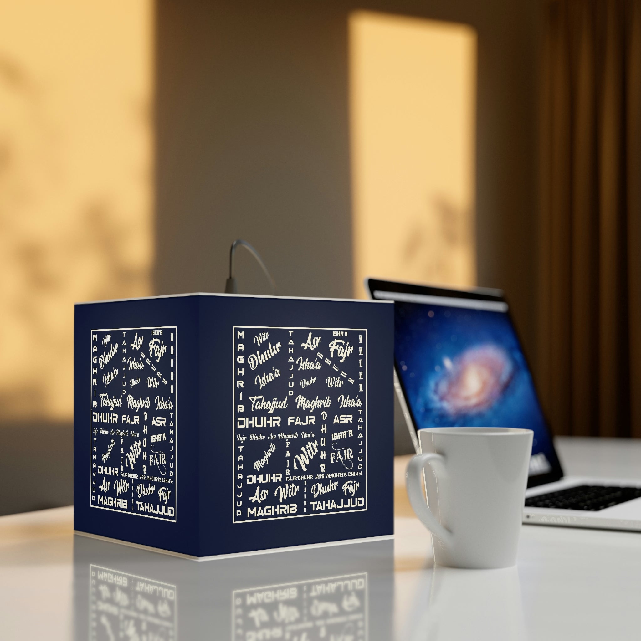 Personalized Light Cube Lamp Customized Tripod Lamp with High-Res Printed Shade, US\CA plug  (Please email me if you'd like to request something personalized)