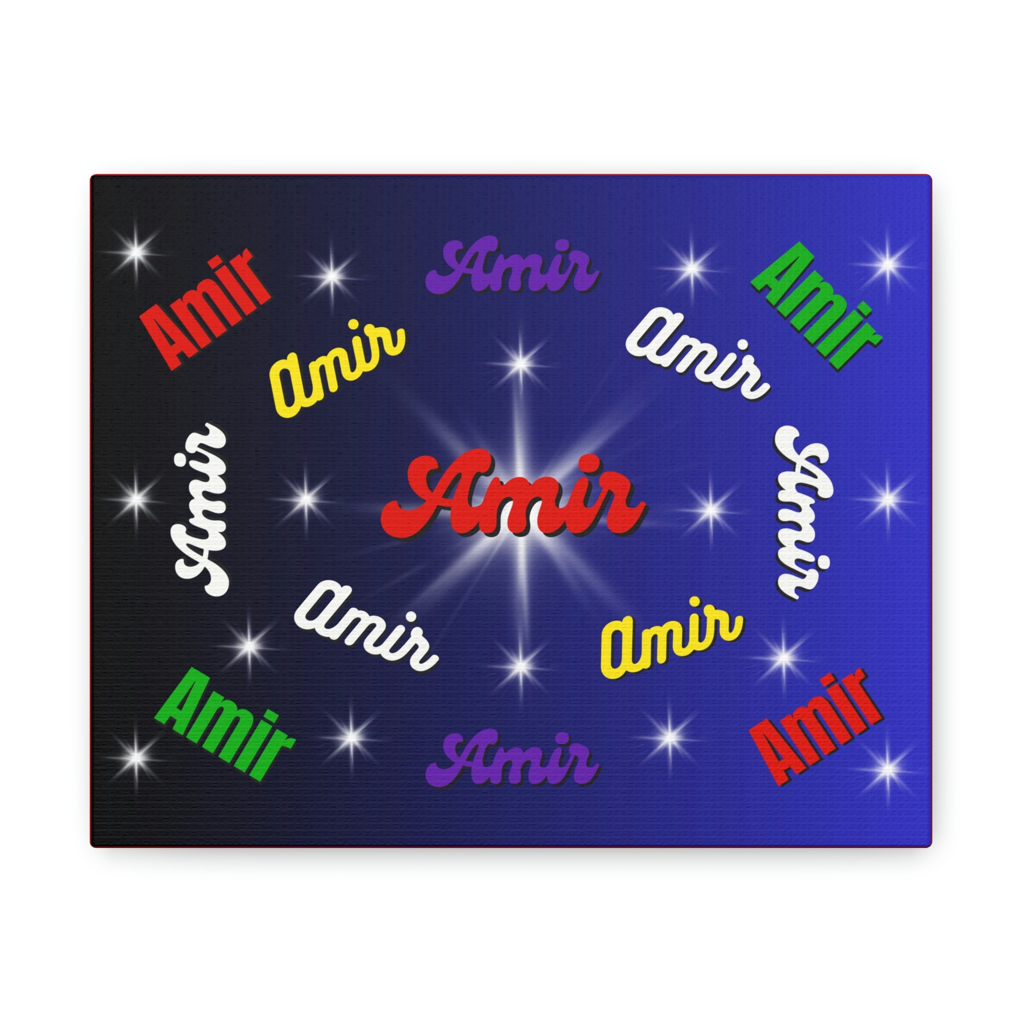 Personalized 10" x 8" Canvas Gallery Wraps (Please Email me first with your name and other request)