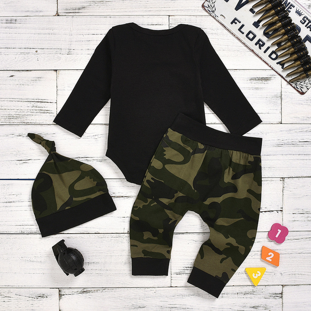 Boys' Lettering Long Sleeve Set