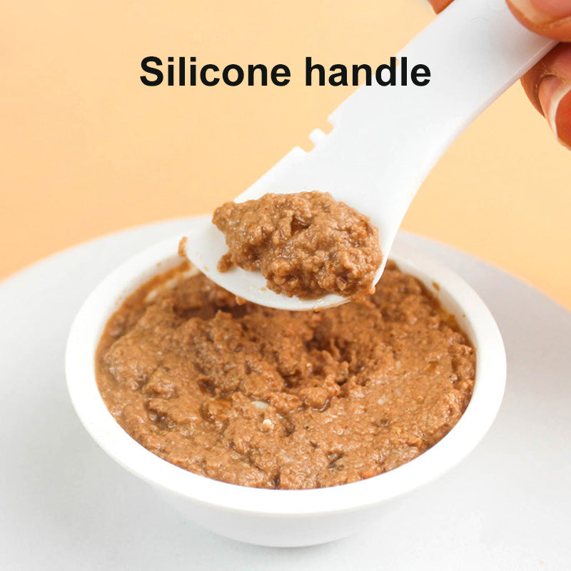 Multifunction Pet Canned Spoon Jar Opener Puppy Feeding Mixing Wet Dry Scoop Cat Dog Accessories Feeder Shovel Pets Tableware Multifunction Pet Canned Spoon Jar Opener Puppy Feeding Mixing Wet Dry Sco