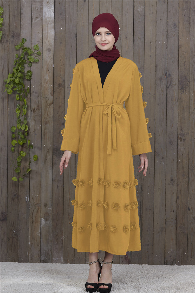 Hui Women's Gown, Embroidered Single Layer Impervious