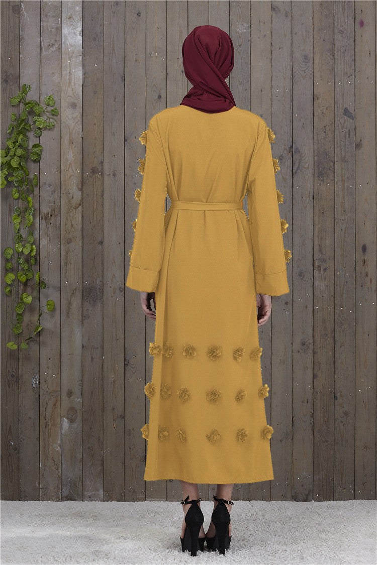 Hui Women's Gown, Embroidered Single Layer Impervious