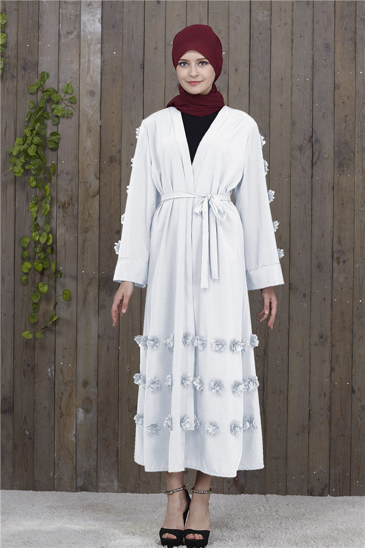 Hui Women's Gown, Embroidered Single Layer Impervious