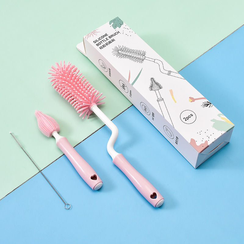 Silicone Baby Bottle Brush Scrubber