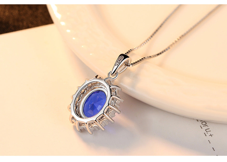 Kashmir Velvet Blue Pendant