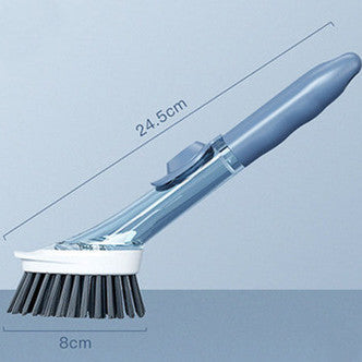 2 In1 Long Handle Cleaning Brush With Removable Brush Head