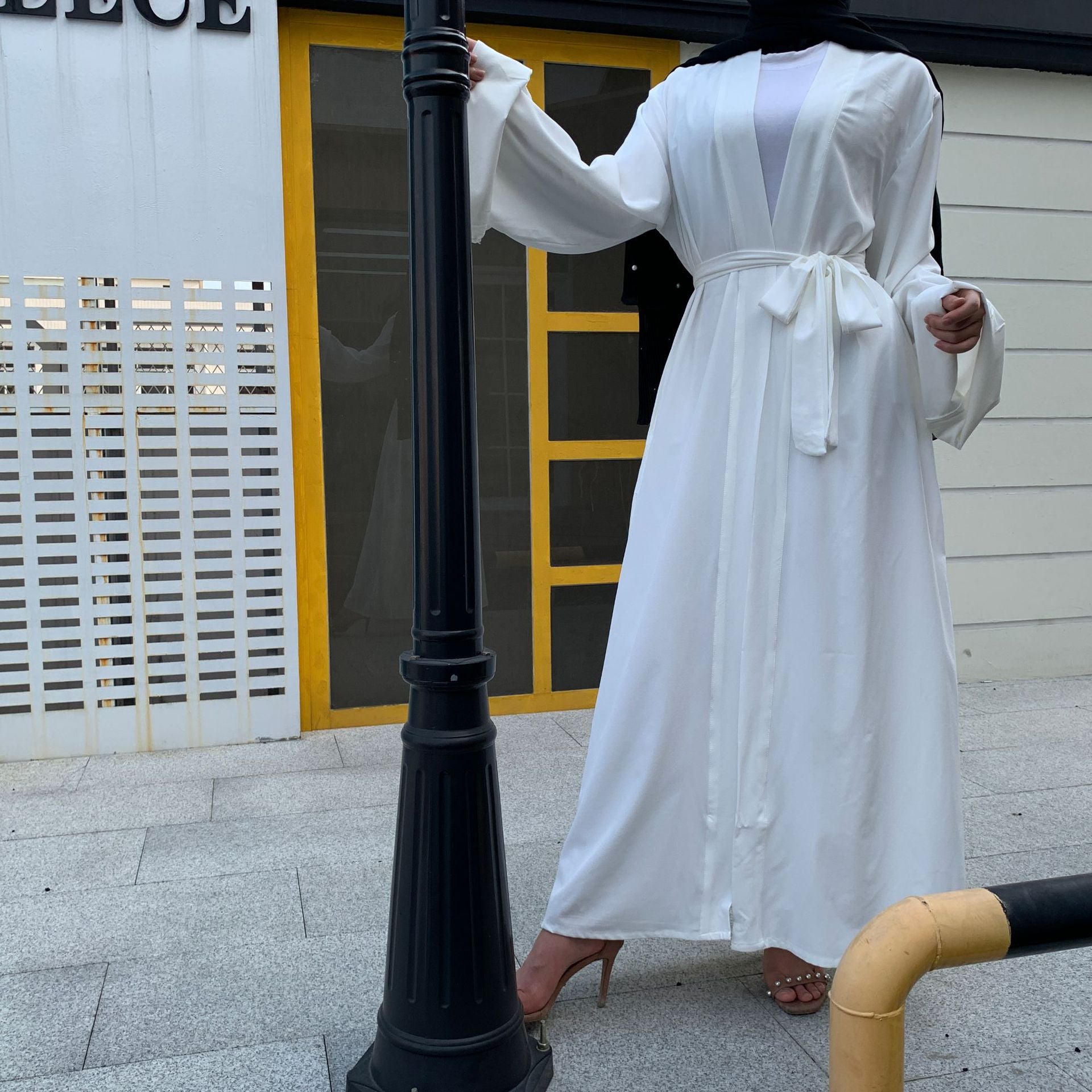 Explosive Pure Color Cardigan Robe