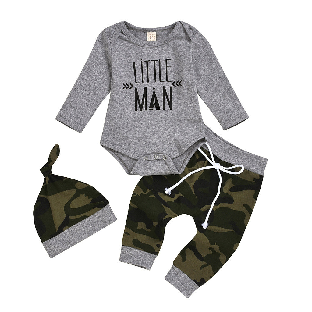 Boys' Lettering Long Sleeve Set