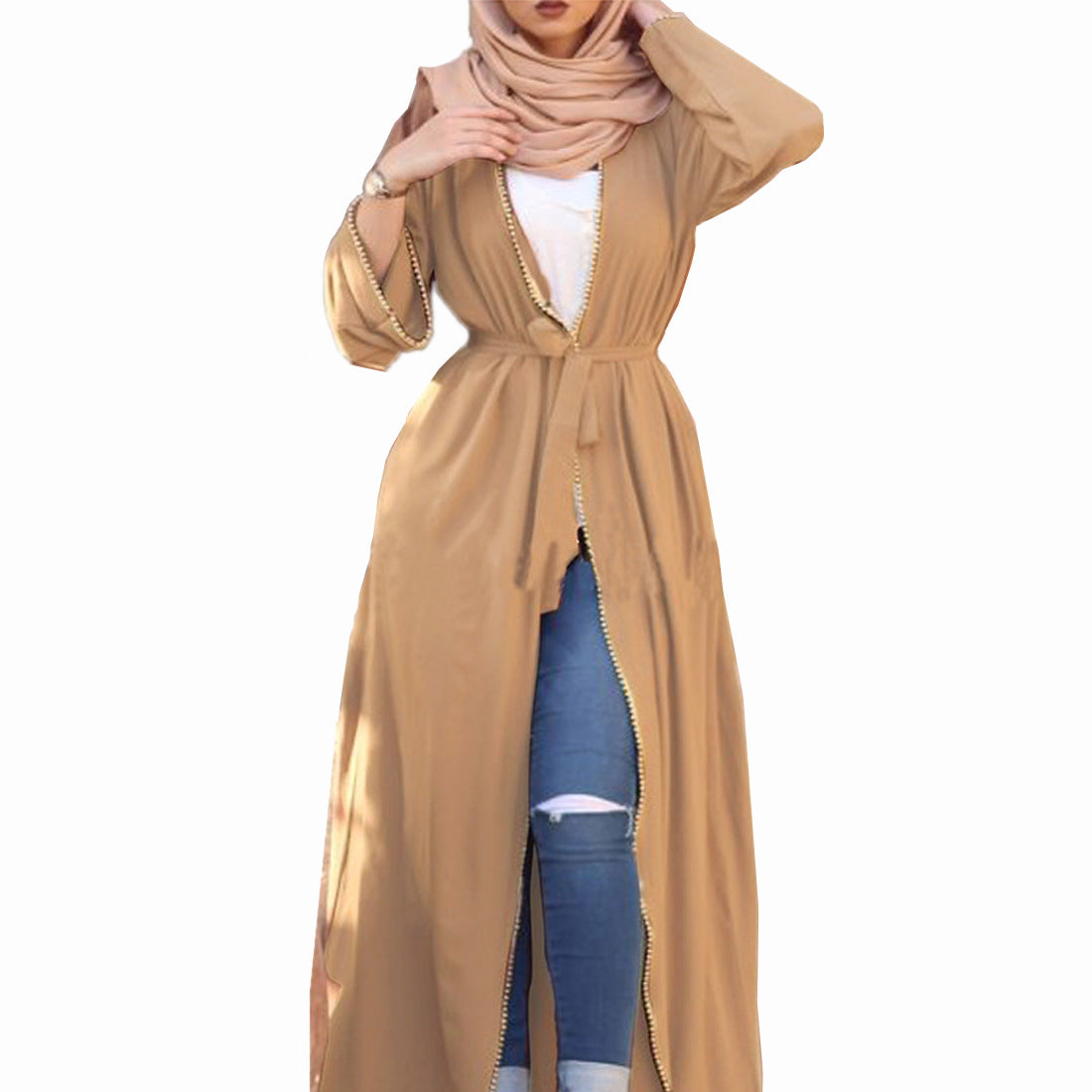 Women's Girl Cardigan Robe Duster Muslim Women's or Girls Ms. Leah's Place