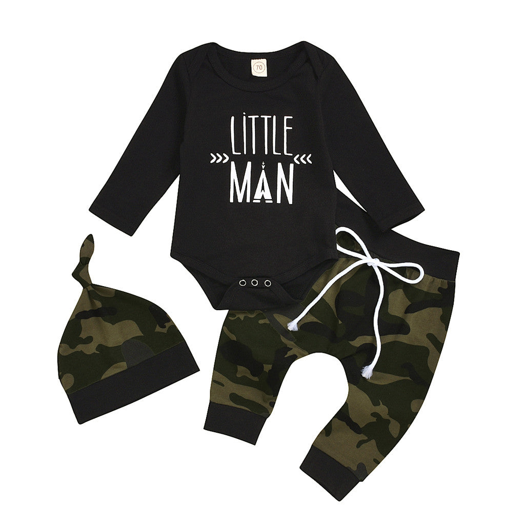Boys' Lettering Long Sleeve Set