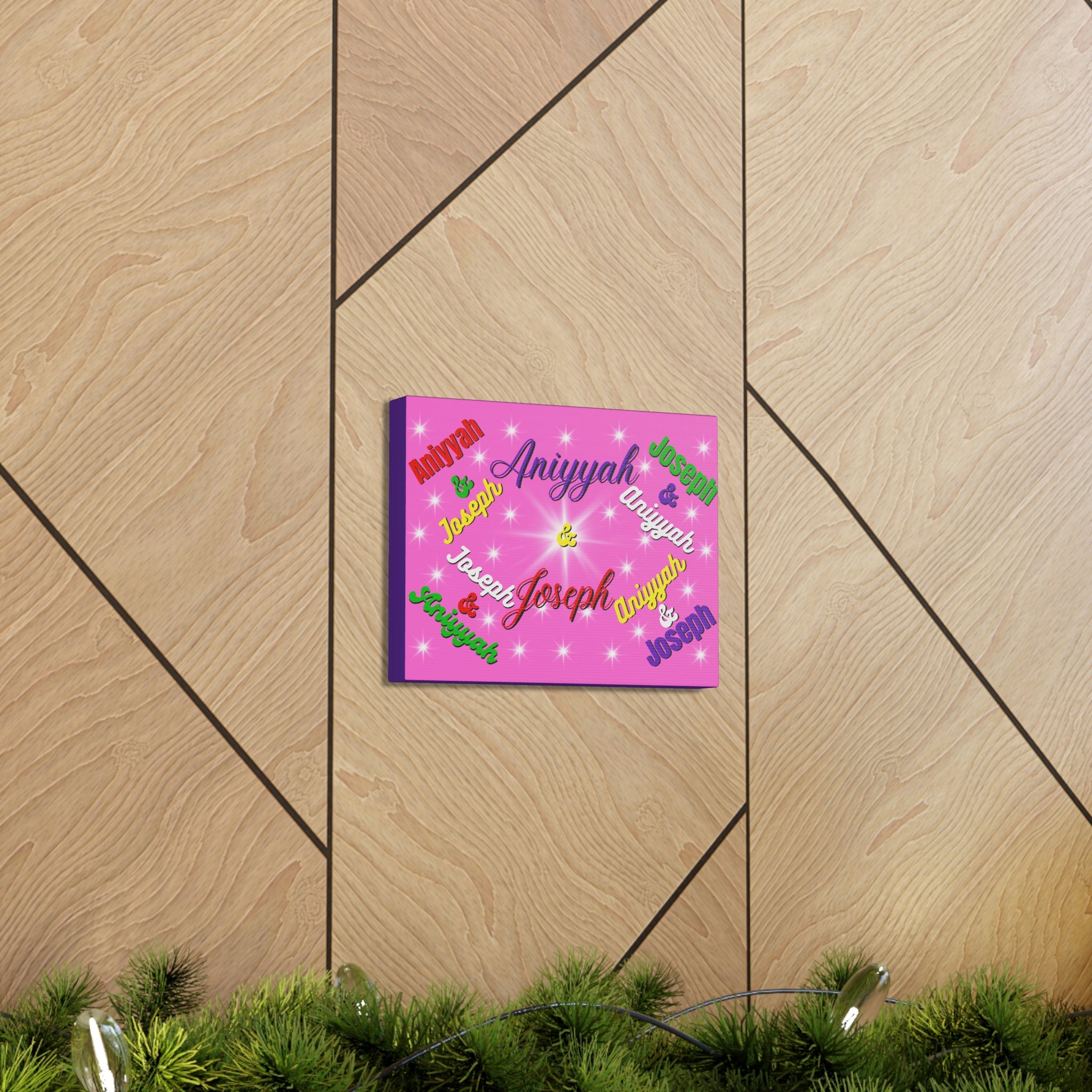 Personalized 10" x 8" Canvas Gallery Wraps (Please Email me first with your name and other request)