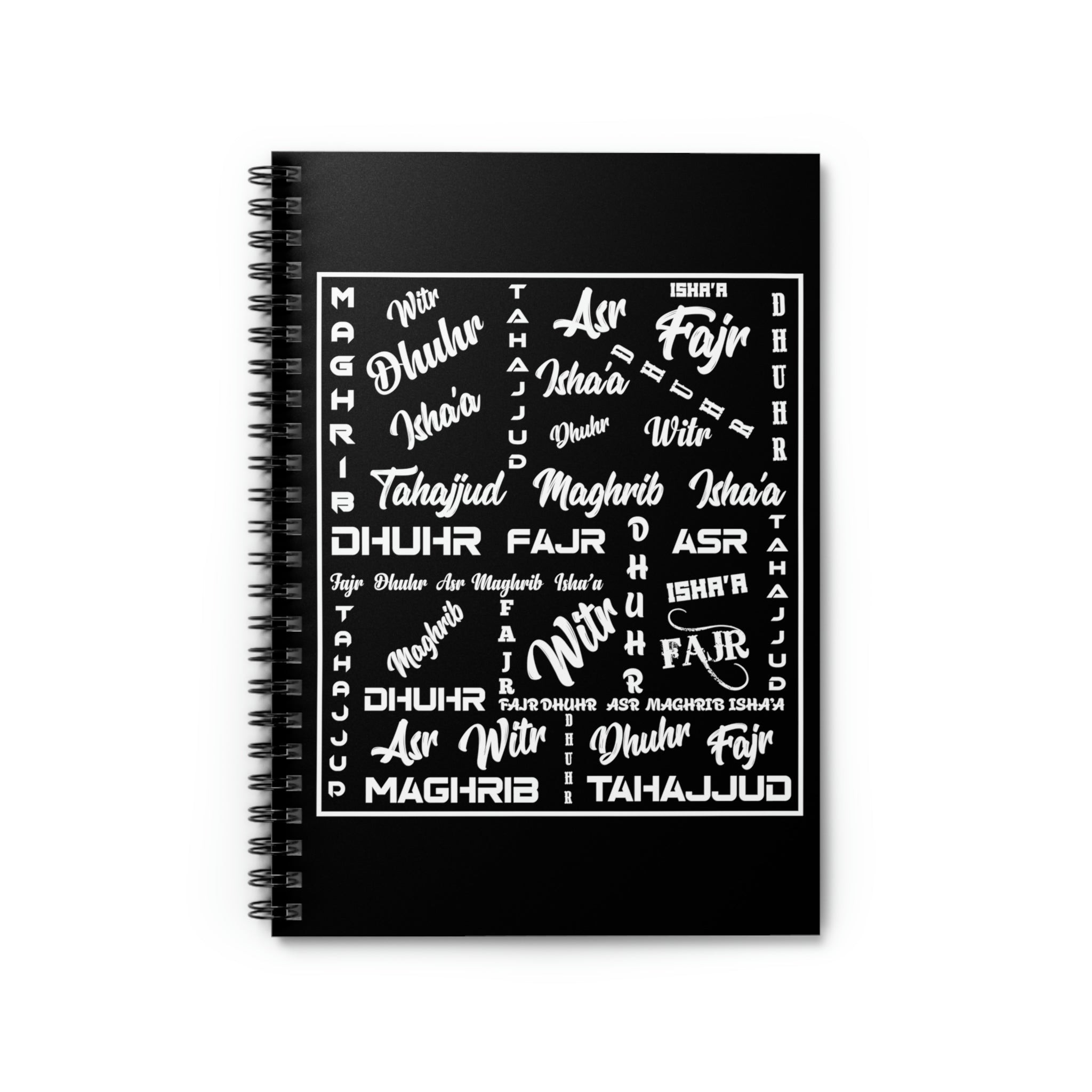 Prayer Names Spiral Notebook - Ruled Line