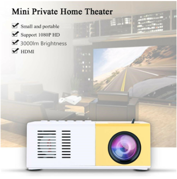 Portable 3D Led Cinema Mini Projector