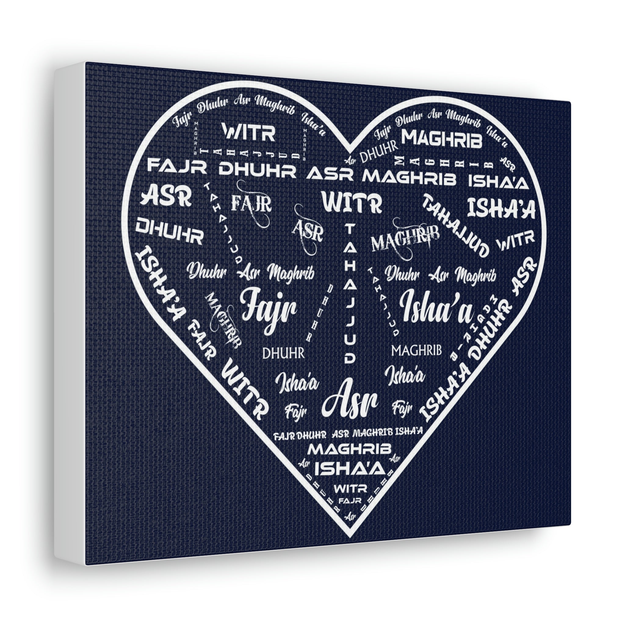 Islamic Prayers Canvas Wall Art 10" x 8" (Please contact me by email if you'd like to make a request)