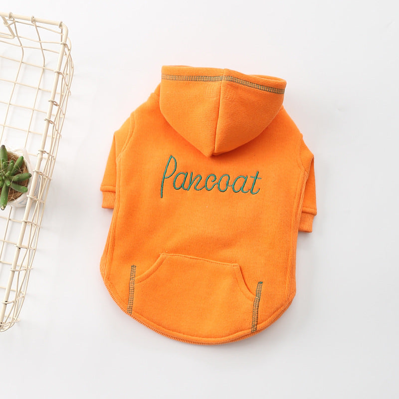 Clothing Cotton Stretch Padded Sweater Pet Clothes