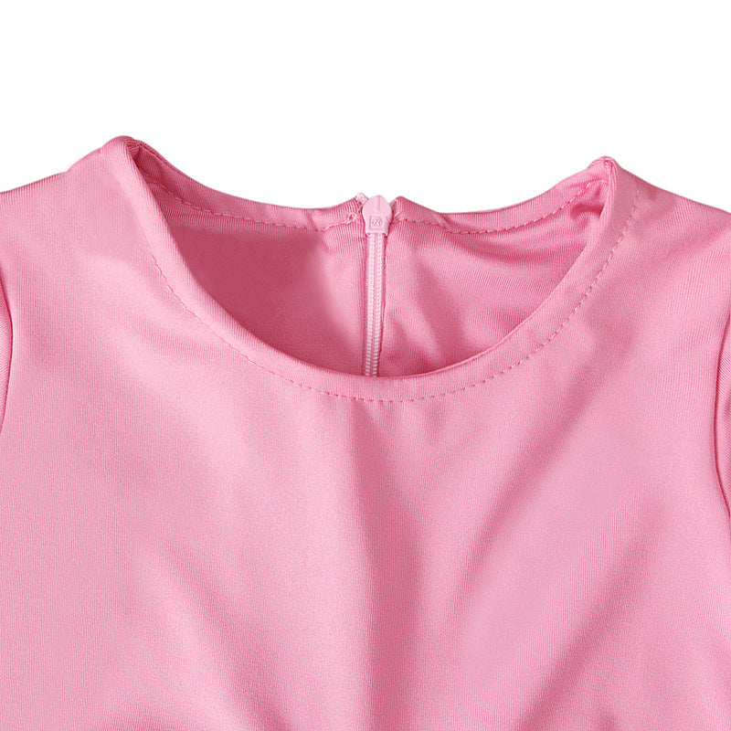 Girls Children's Long Sleeve Long Dress With Headscarf (SIZE CHART BELOW)