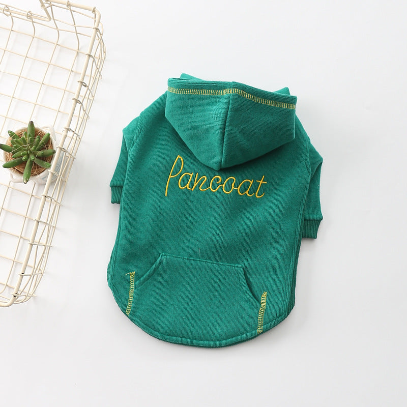 Clothing Cotton Stretch Padded Sweater Pet Clothes