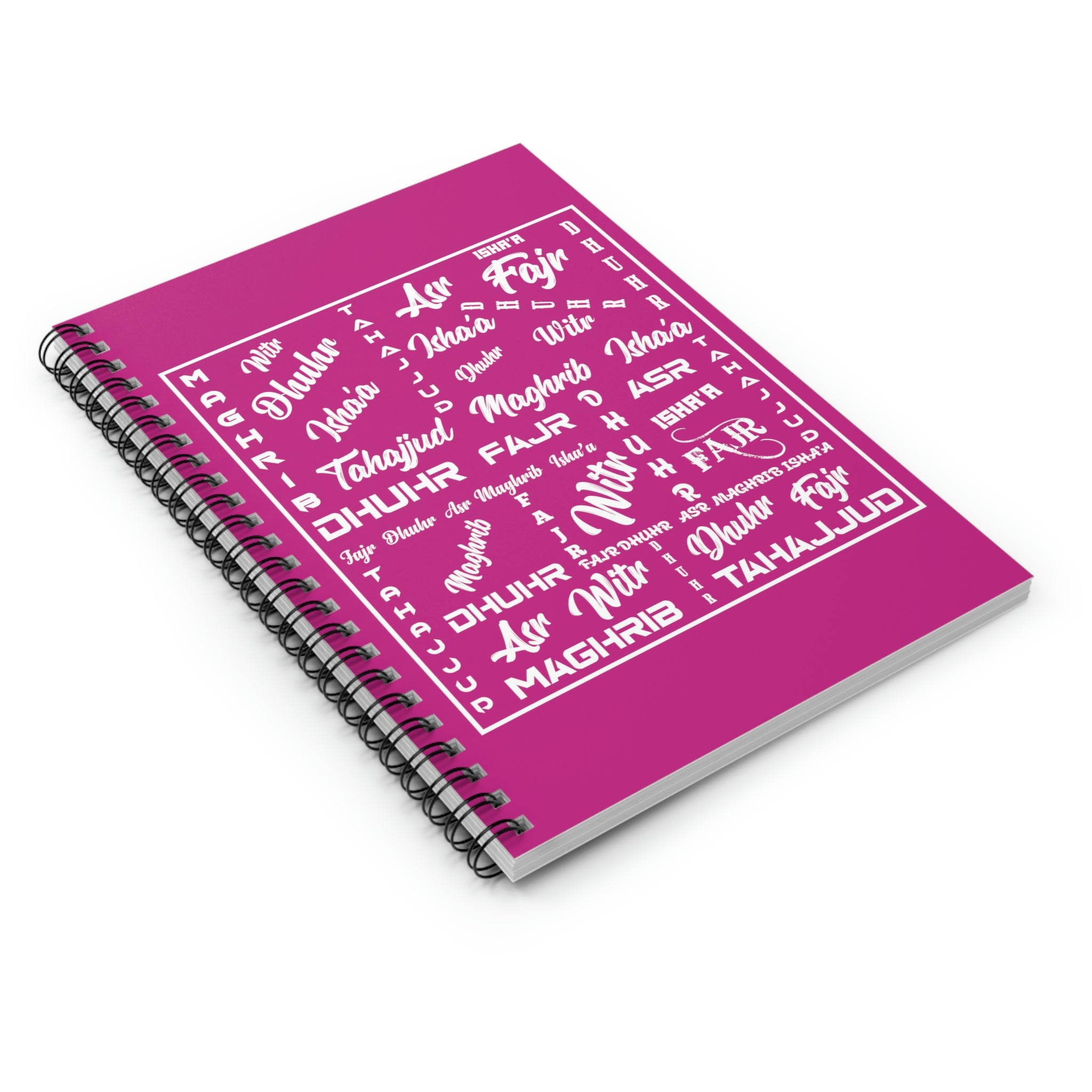 Prayer Names Spiral Notebook - Ruled Line