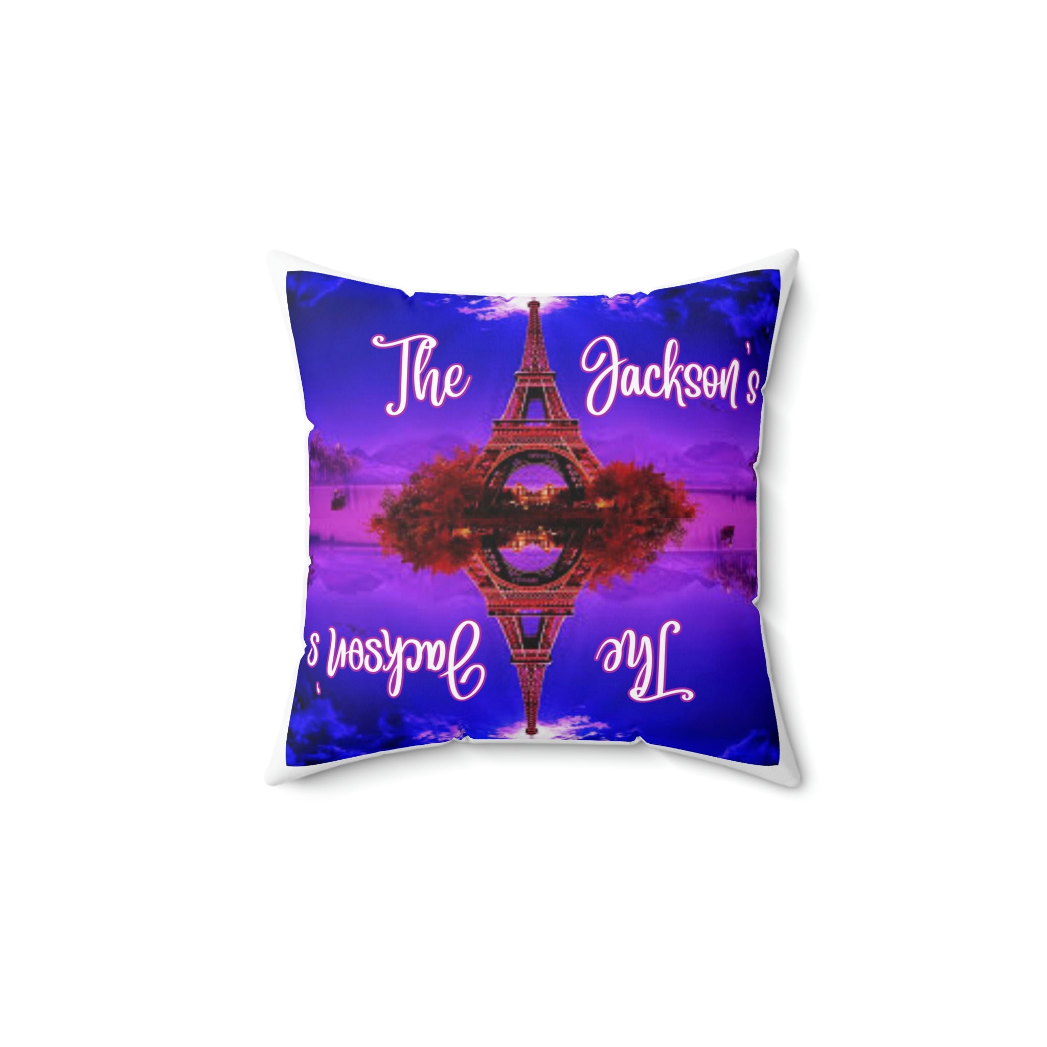 Personalized Throw Pillows Spun Polyester Square Pillow