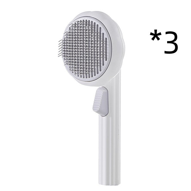 Pet Steel Wire Self-cleaning Comb