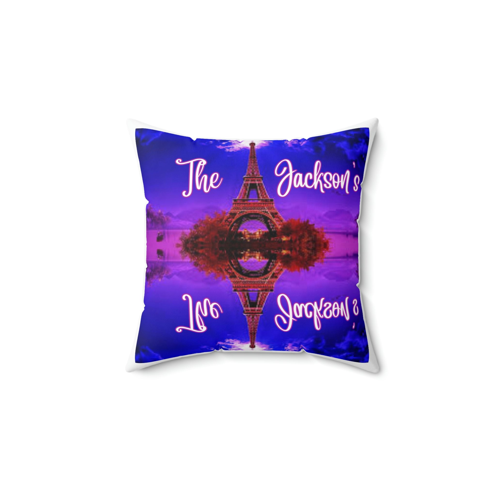 Personalized Throw Pillows Spun Polyester Square Pillow