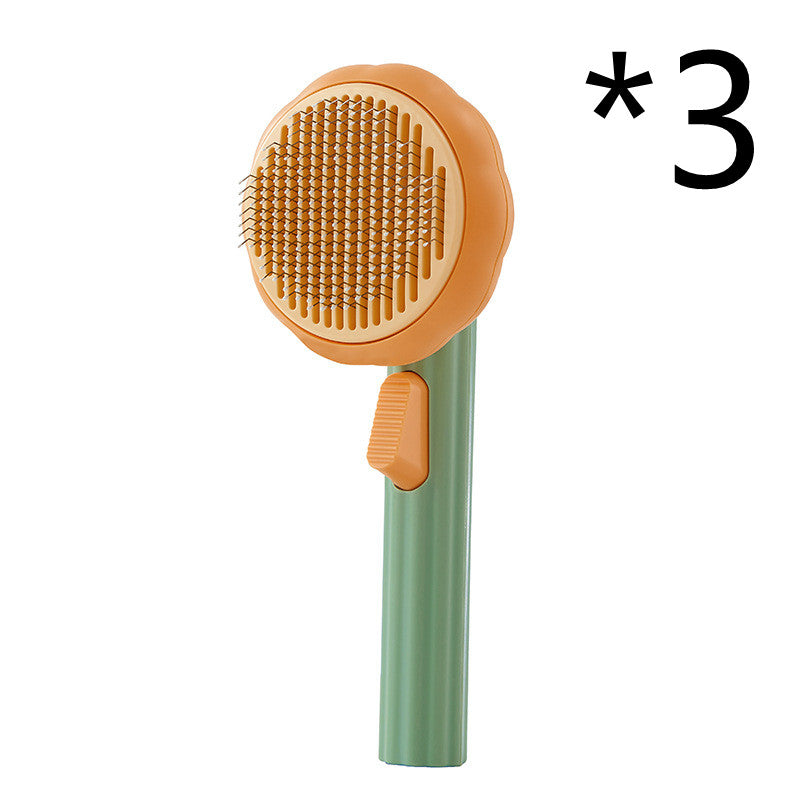 Pet Steel Wire Self-cleaning Comb