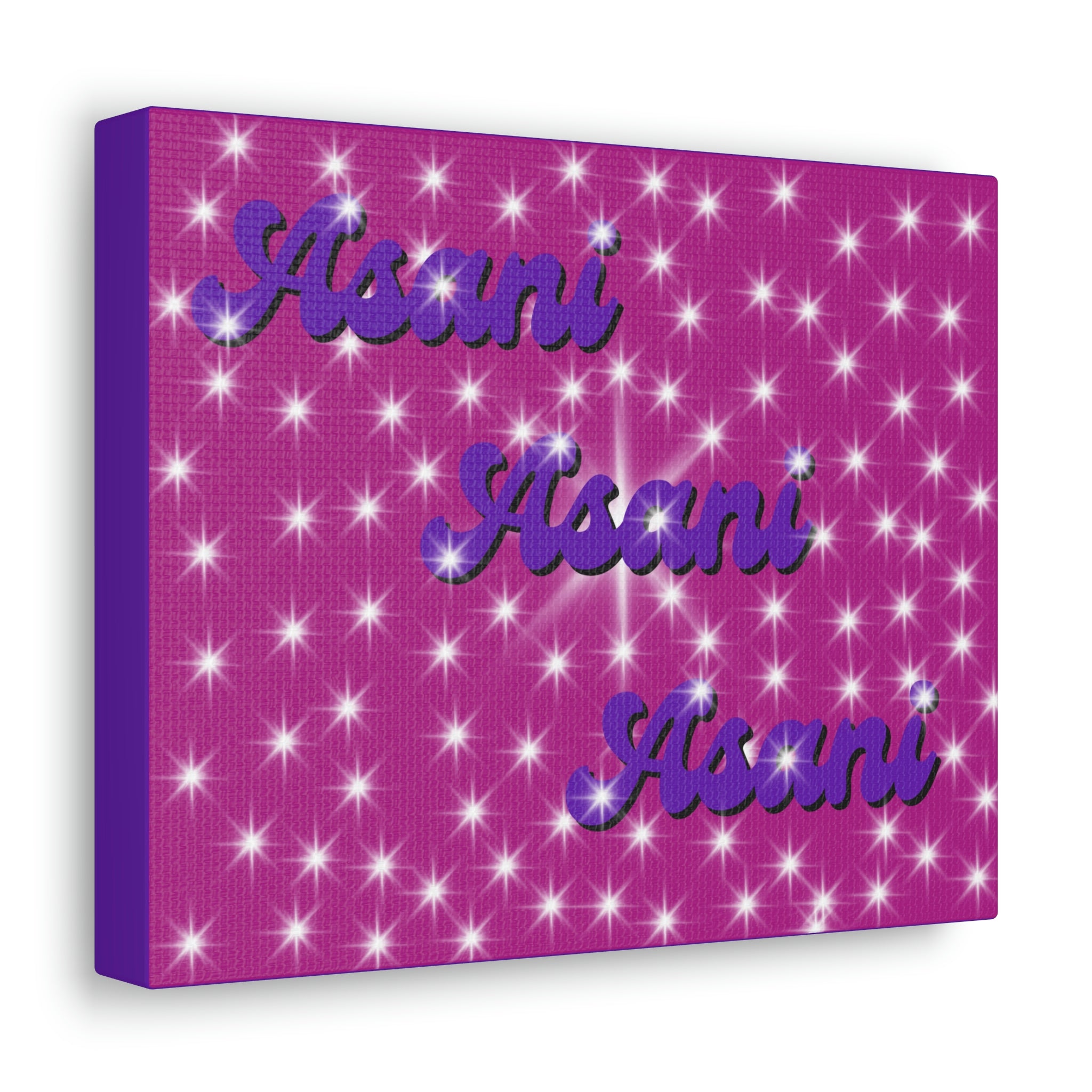 Personalized 10" x 8" Canvas Gallery Wraps (Please Email me first with your name and other request)
