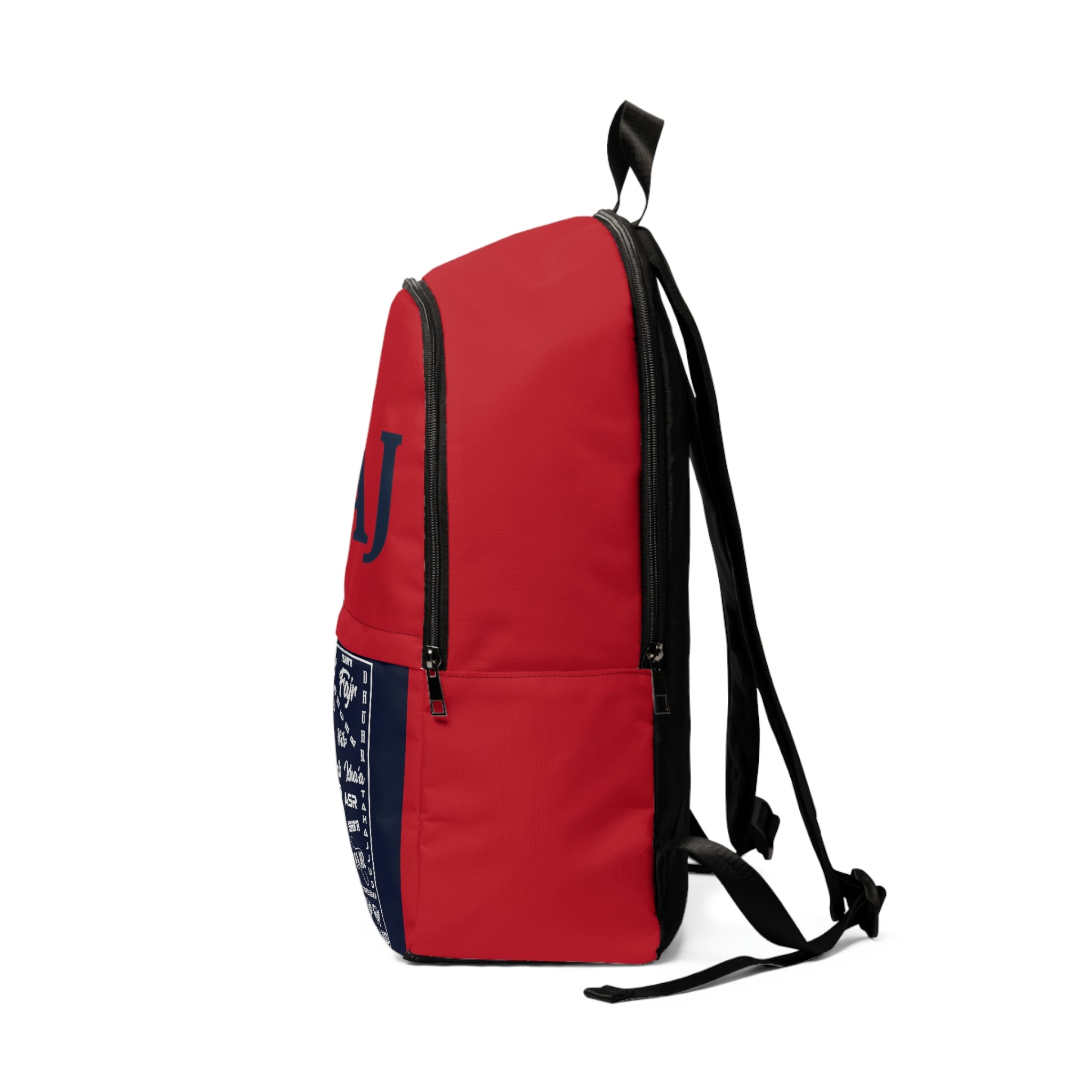PRAYERS With Personalized Name Unisex Fabric Backpack / Book Bag
