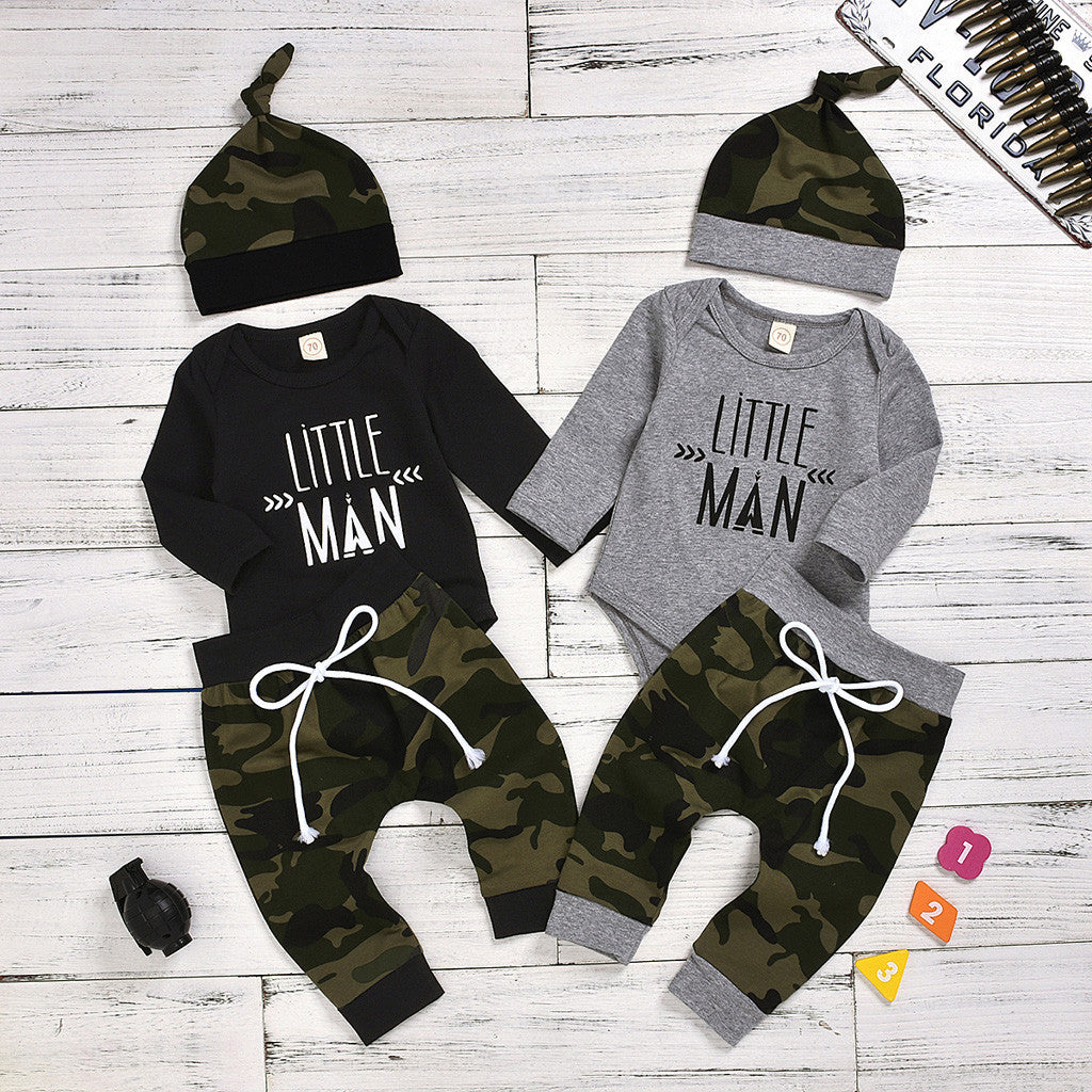 Boys' Lettering Long Sleeve Set