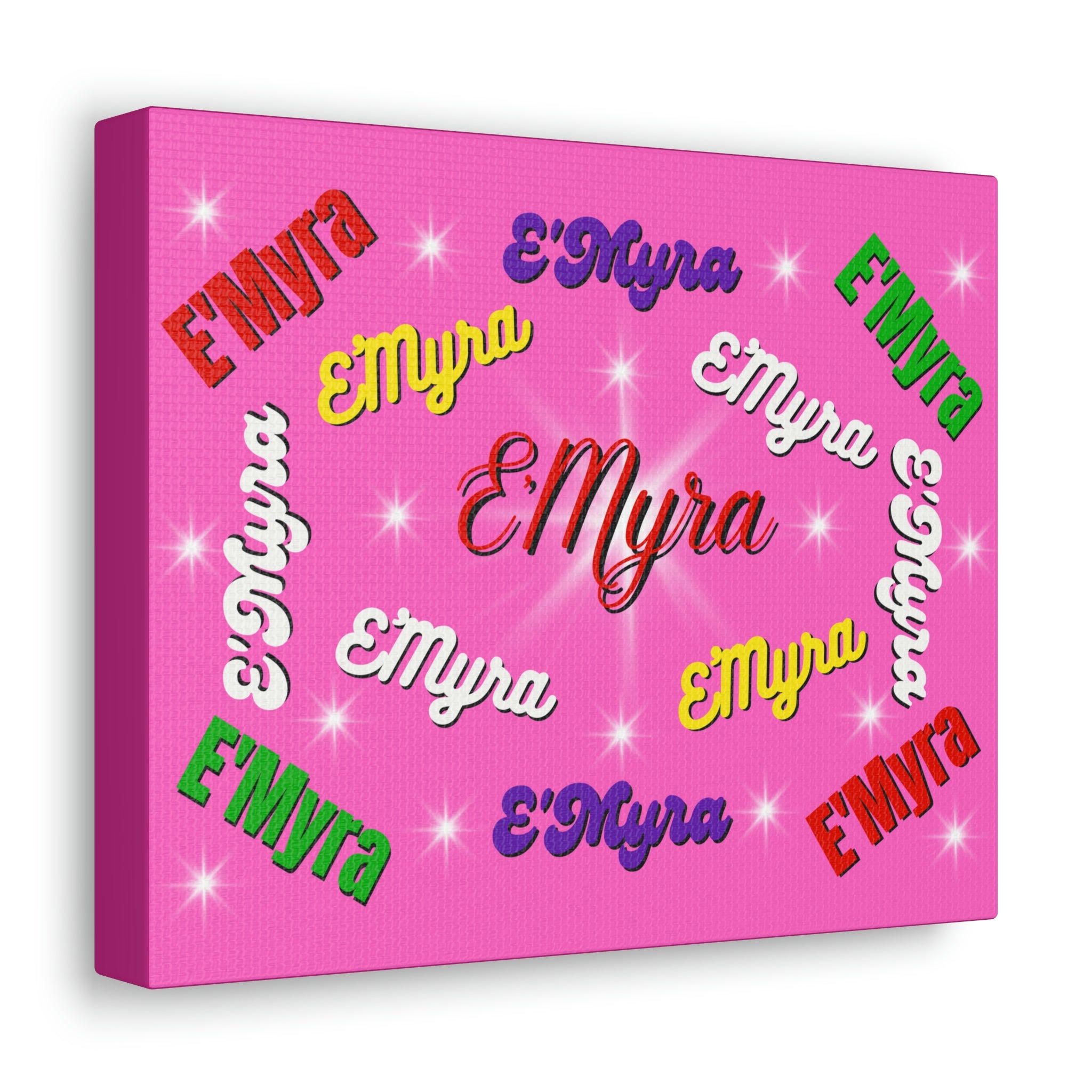 Personalized 10" x 8" Canvas Gallery Wraps (Please Email me first with your name and other request)