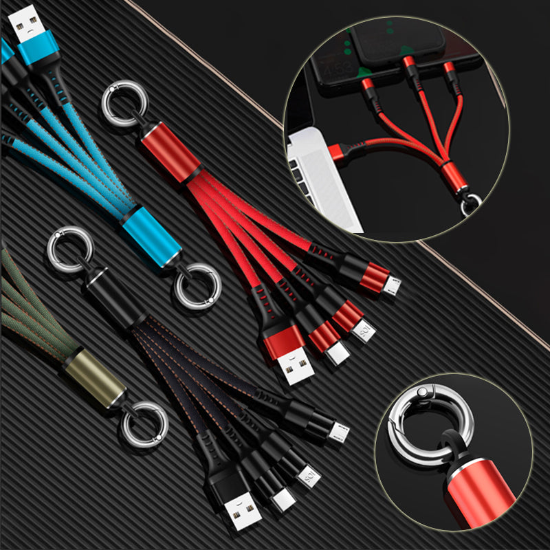 3 In 1 Multi Charger Cable For Phone Super Fast Charging Data Cable Mobile Phone Charging Cord Kable