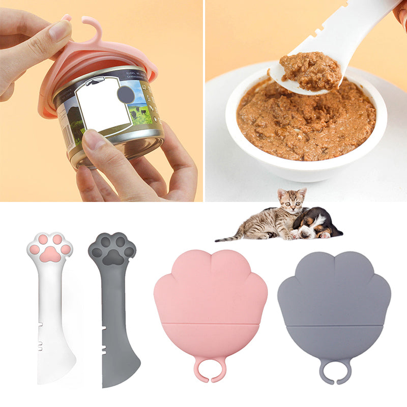 Multifunction Pet Canned Spoon Jar Opener Puppy Feeding Mixing Wet Dry Scoop Cat Dog Accessories Feeder Shovel Pets Tableware Multifunction Pet Canned Spoon Jar Opener Puppy Feeding Mixing Wet Dry Sco