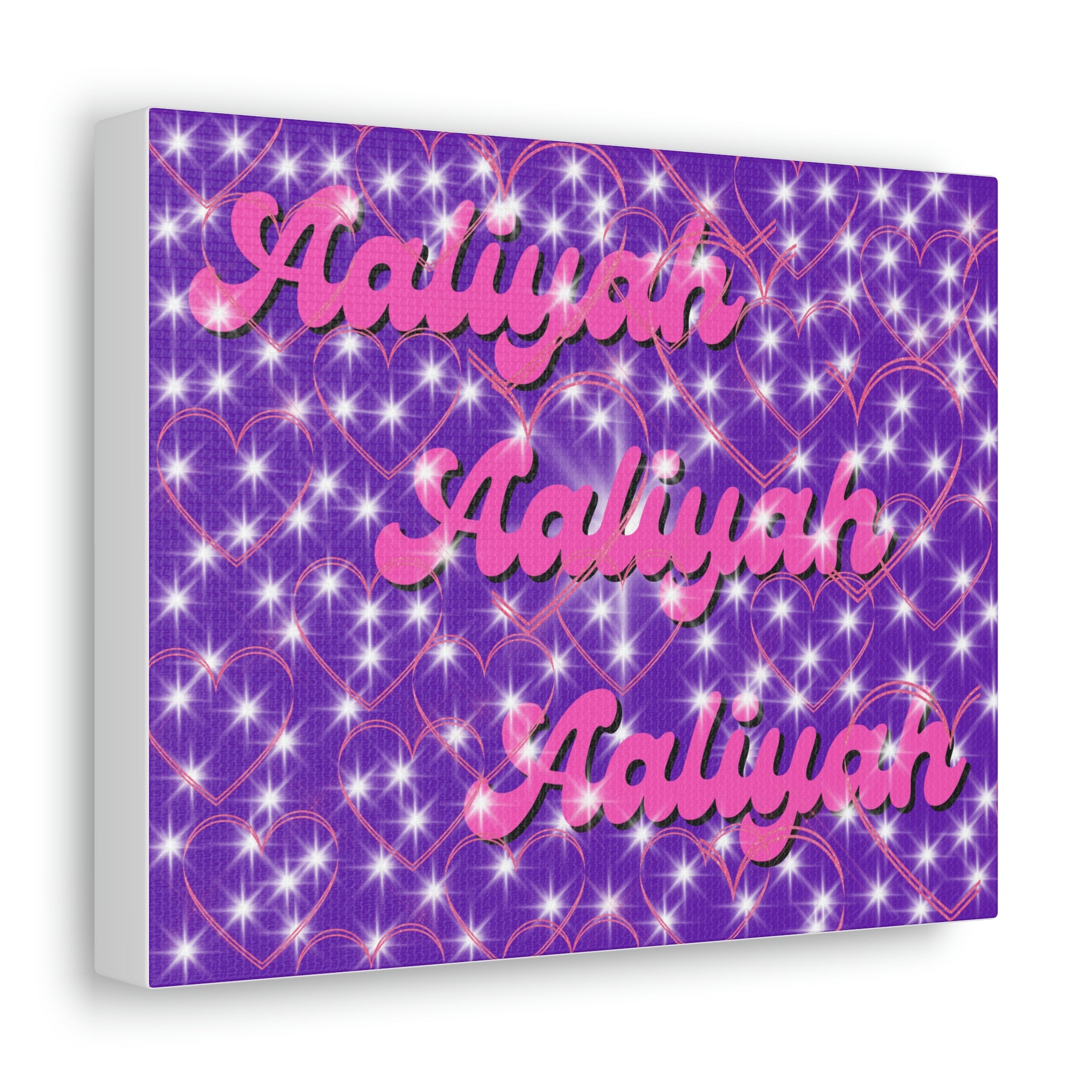 Personalized Wall Art 10" x 8" Canvas Gallery Wraps (If you'd like another color or have different wording please just let me know) Wall Art Pictures Muslim Home Prayer Room Home Decor