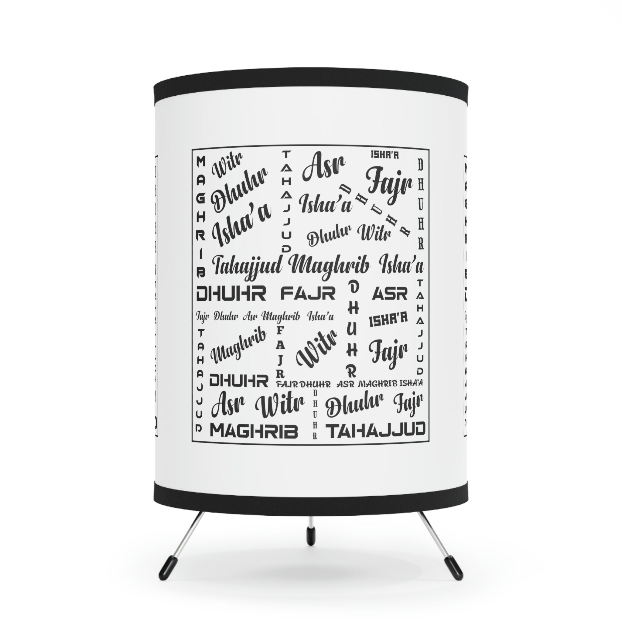 Customized Tripod Lamp with High-Res Printed Shade, US\CA plug (Please email me if you'd like to request something personalized)