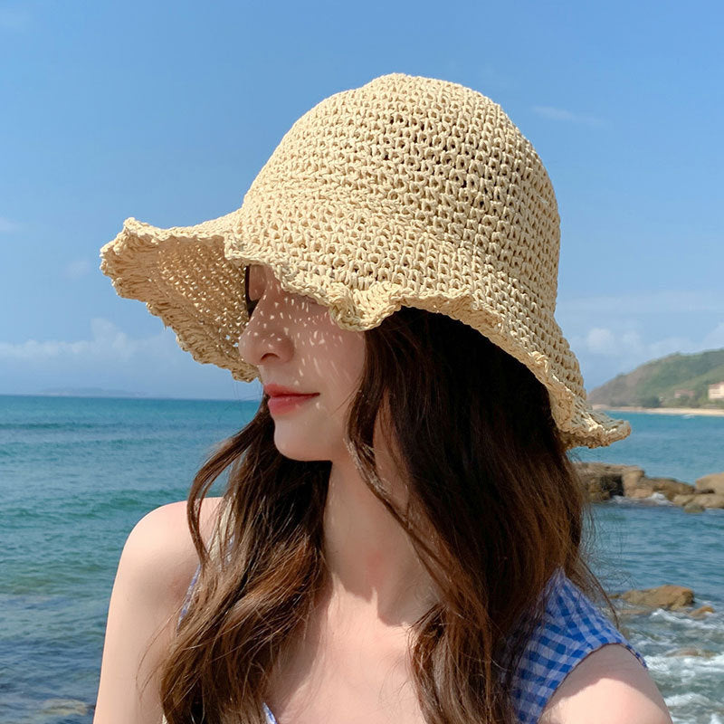 Women's All Match Sunscreen Face Covering Travel Sun Hat