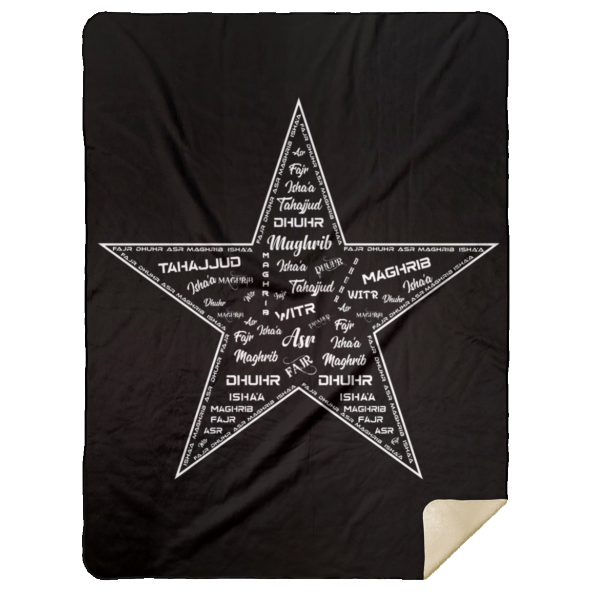 PRAYER NAMES BLANKET Premium Mink Sherpa Blanket 60x80 (MORE COLORS)