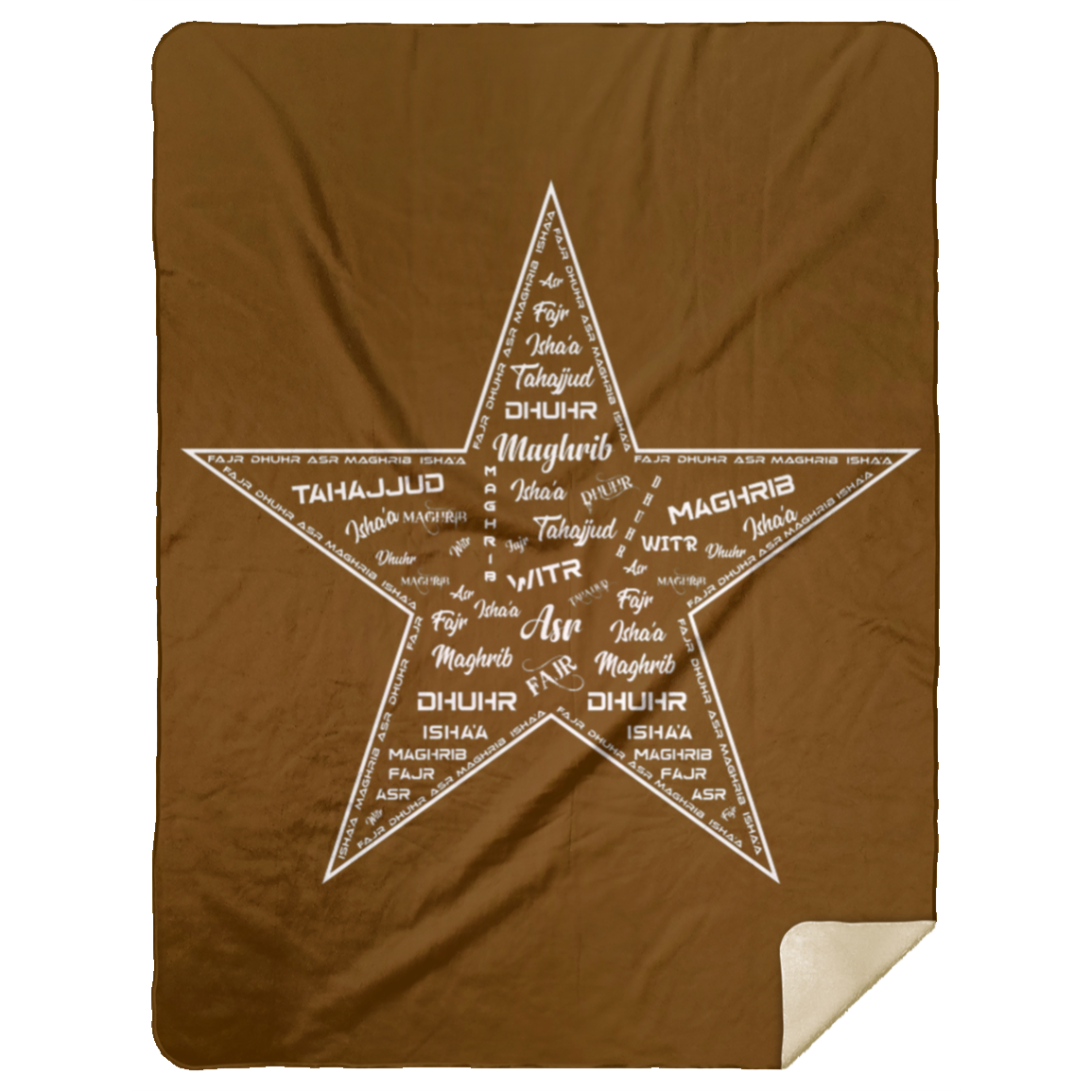 PRAYER NAMES BLANKET Premium Mink Sherpa Blanket 60x80 (MORE COLORS)