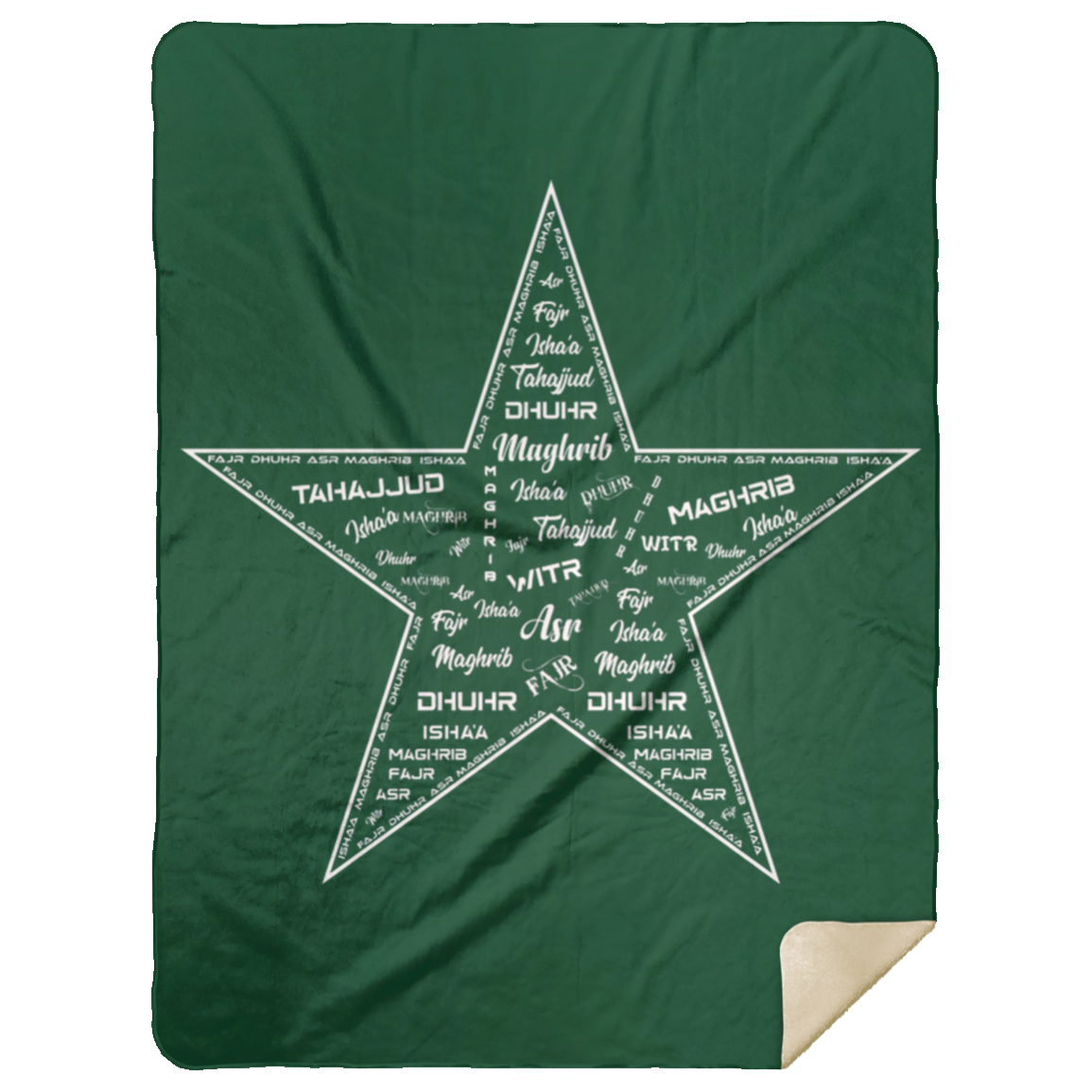 PRAYER NAMES BLANKET Premium Mink Sherpa Blanket 60x80 (MORE COLORS)