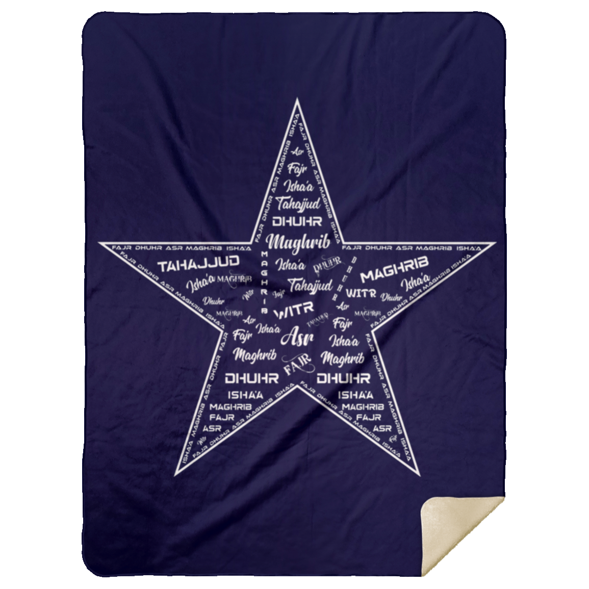 PRAYER NAMES BLANKET Premium Mink Sherpa Blanket 60x80 (MORE COLORS)