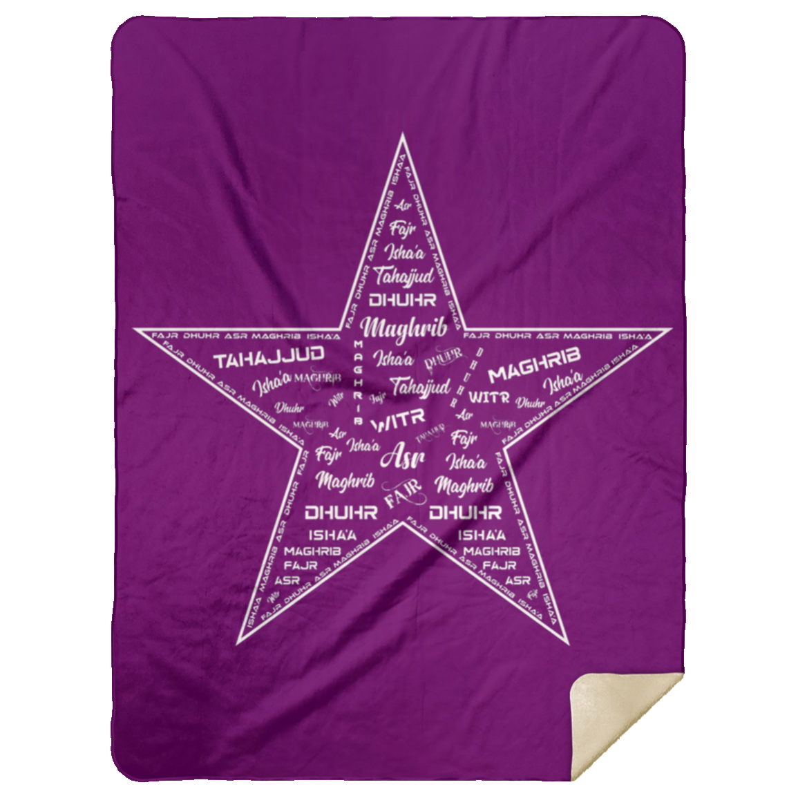 PRAYER NAMES BLANKET Premium Mink Sherpa Blanket 60x80 (MORE COLORS)