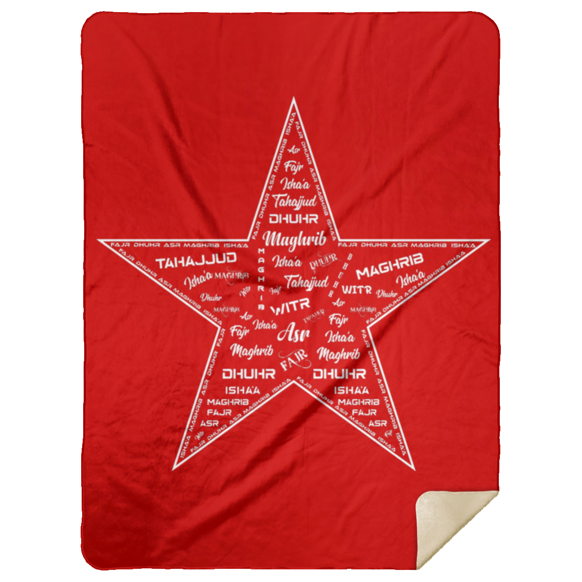 PRAYER NAMES BLANKET Premium Mink Sherpa Blanket 60x80 (MORE COLORS)