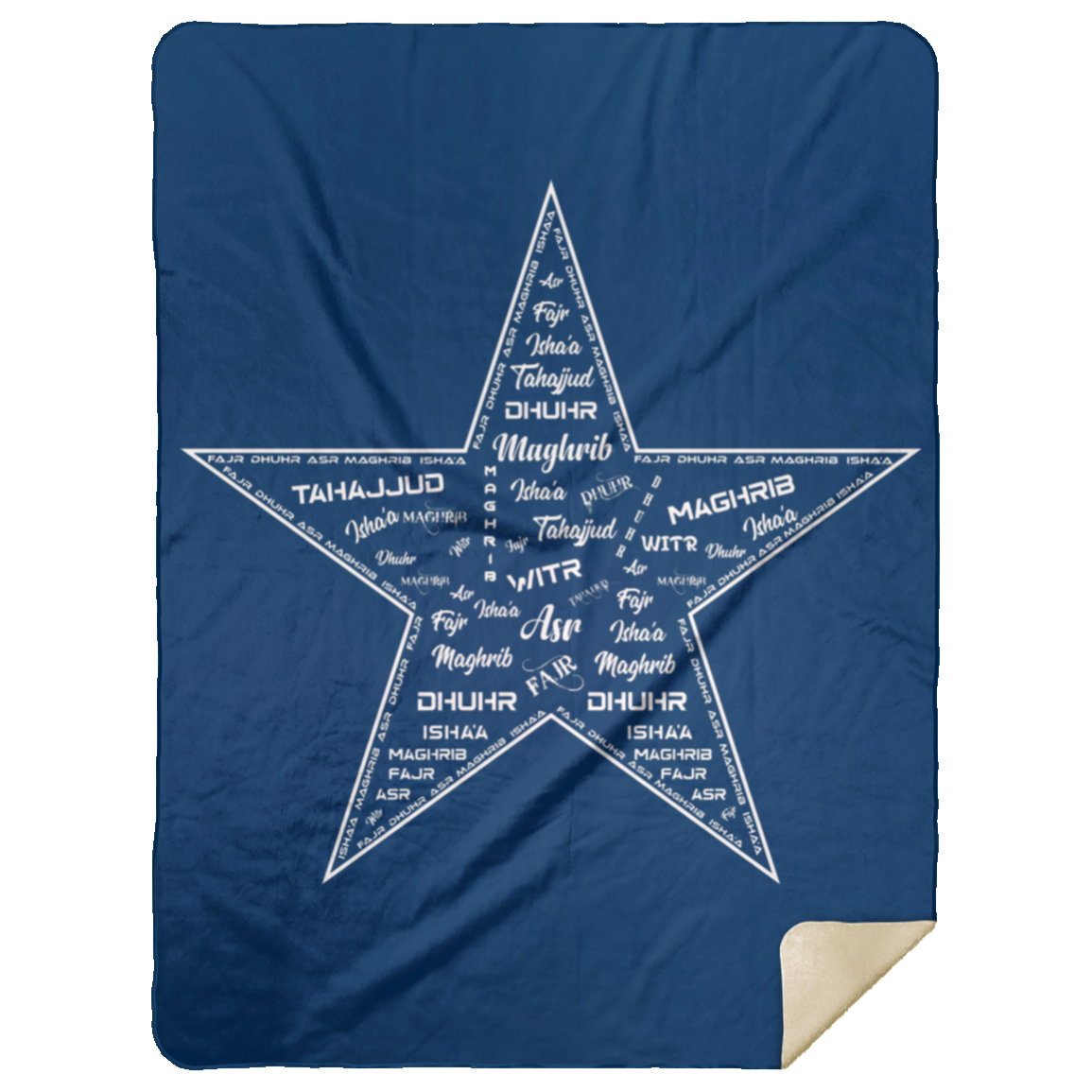 PRAYER NAMES BLANKET Premium Mink Sherpa Blanket 60x80 (MORE COLORS)