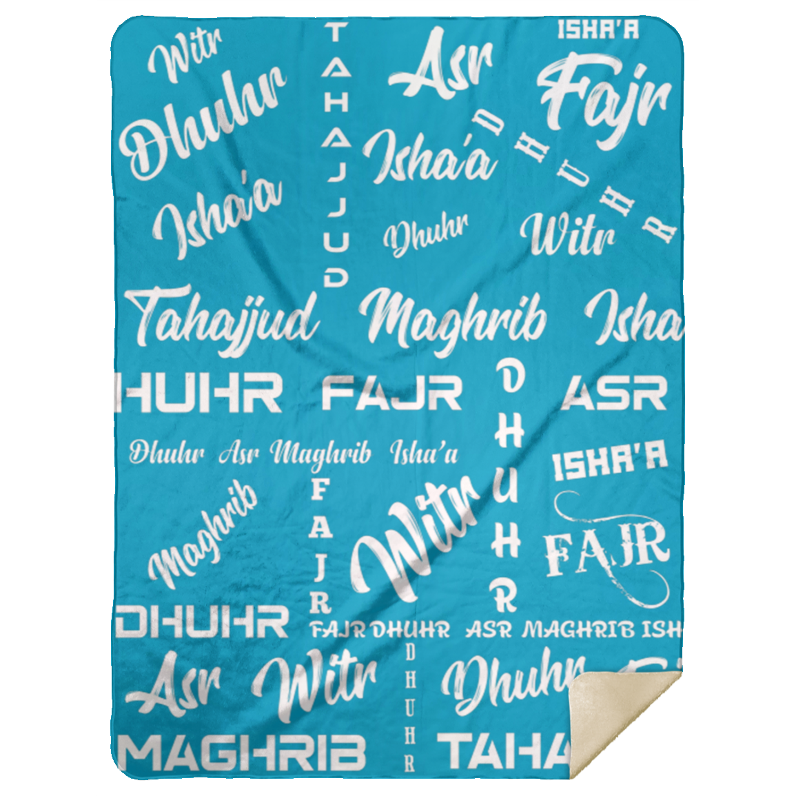 PRAYER NAMES BLANKET Premium Mink Sherpa Blanket 60x80 (MORE COLORS)