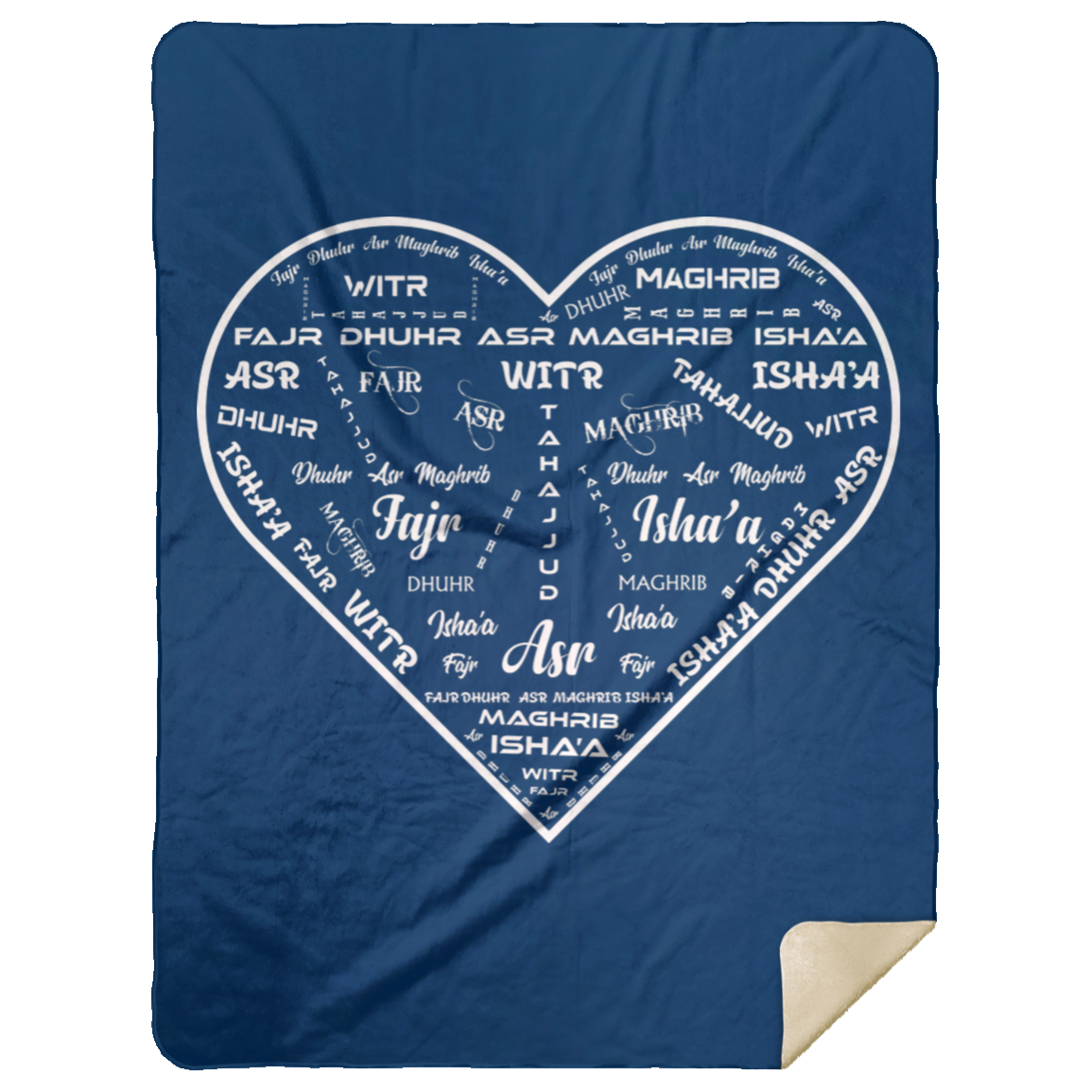 PRAYER NAMES BLANKET Premium Mink Sherpa Blanket 60x80 (MORE COLORS)