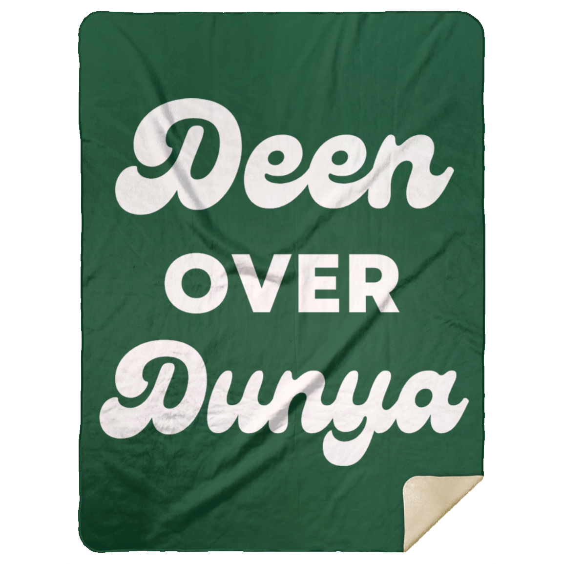 DEEN OVER DUNYA Premium Mink Sherpa Blanket 60x80 (MORE COLORS)