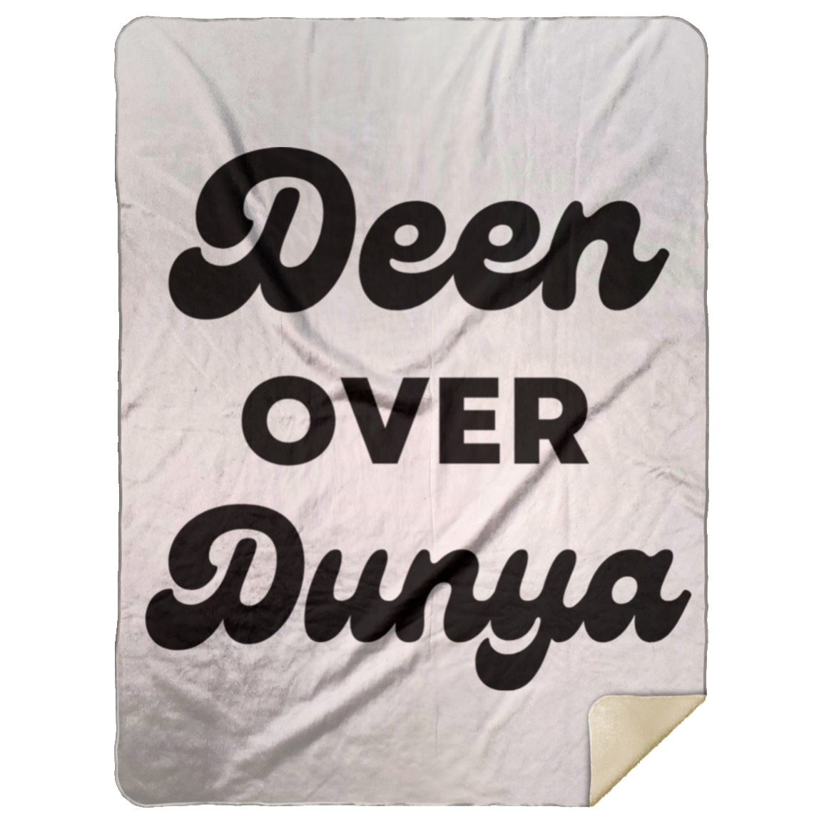 DEEN OVER DUNYA Premium Mink Sherpa Blanket 60x80 (MORE COLORS)