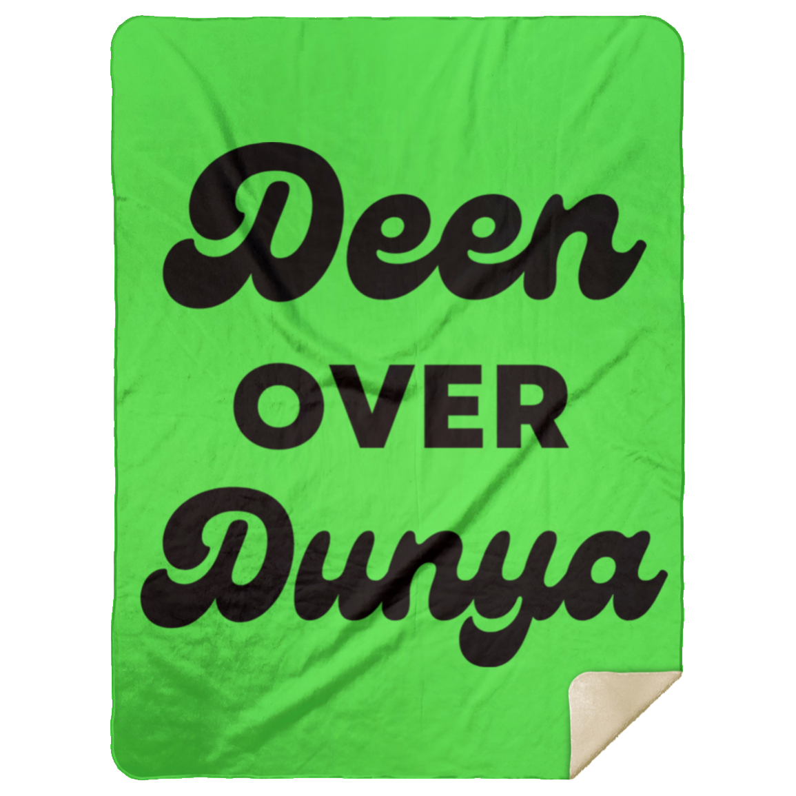DEEN OVER DUNYA Premium Mink Sherpa Blanket 60x80 (MORE COLORS)