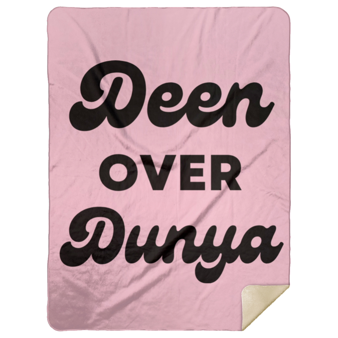 DEEN OVER DUNYA Premium Mink Sherpa Blanket 60x80 (MORE COLORS)