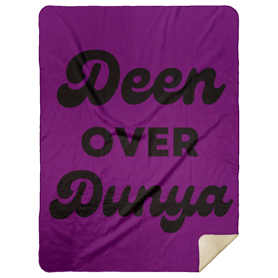 DEEN OVER DUNYA Premium Mink Sherpa Blanket 60x80 (MORE COLORS)